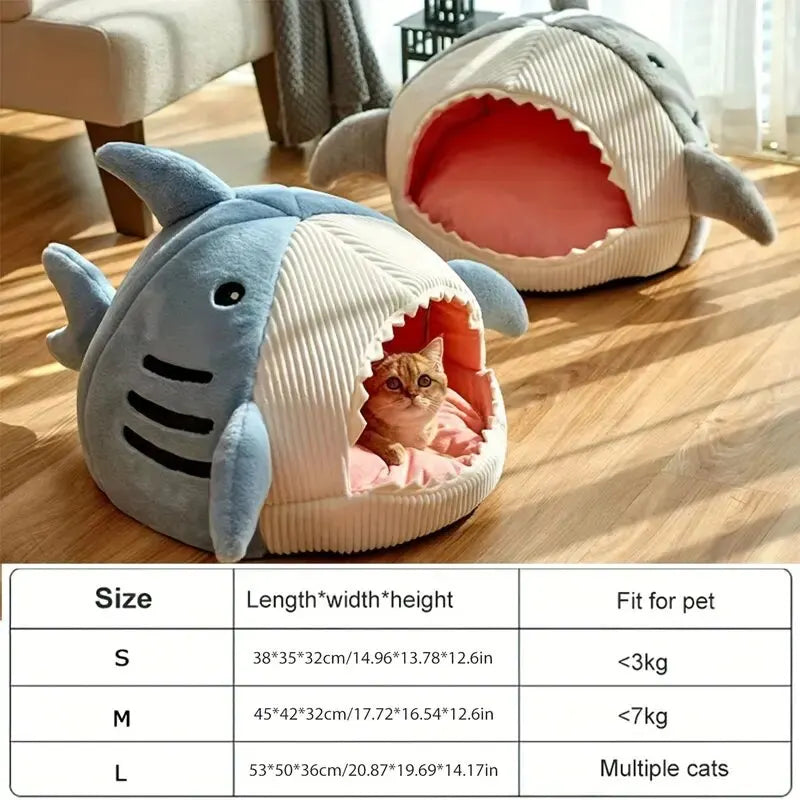 Cartoon Shark Cave Beds