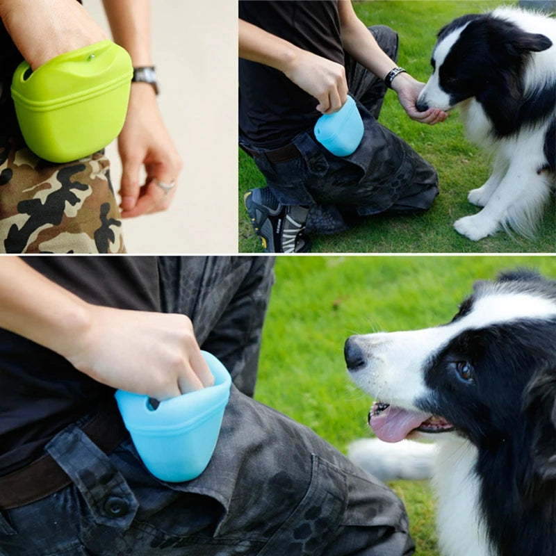 Pet Portable Training Waist Bag For Treats, Snacks And Obedience Reward Training