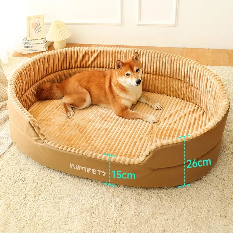 Square Plush Kennel Small Medium Large Dog Sofa Bed Cushion