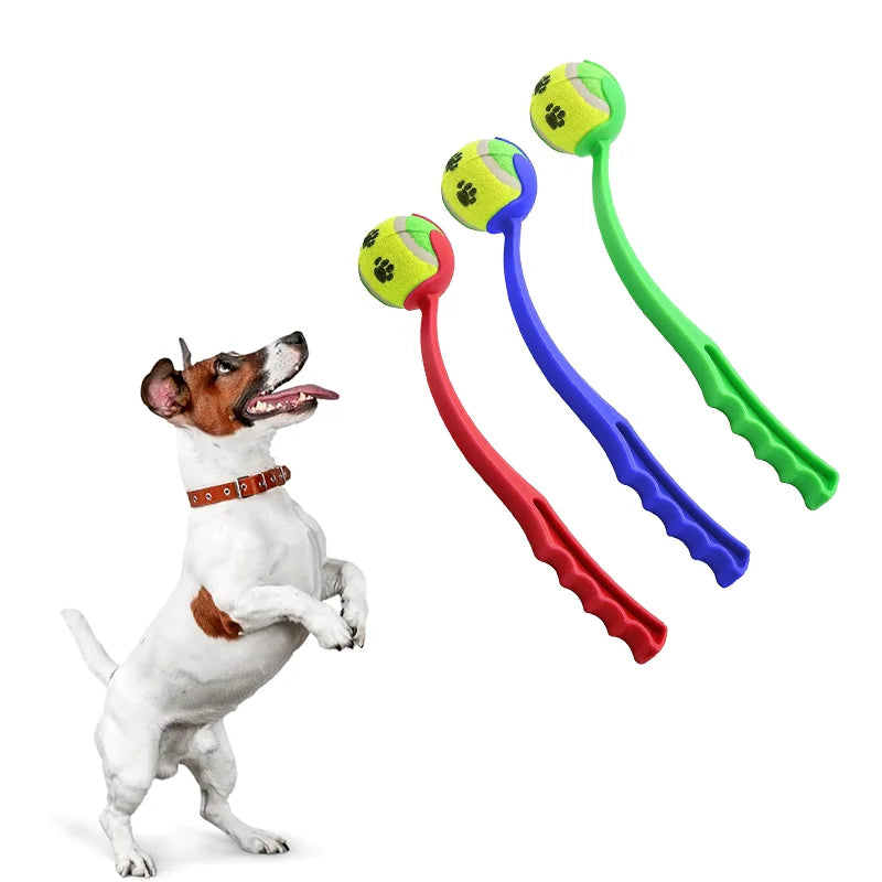 Dog fetch ball launcher