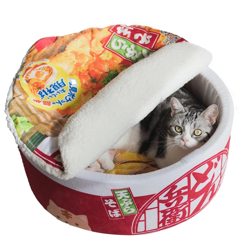 Funny Noodles Bed House Cushion for Pets
