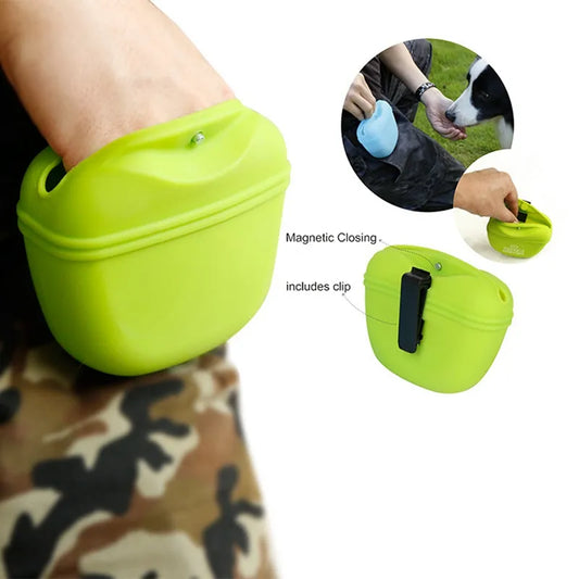 Pet Portable Training Waist Bag For Treats, Snacks And Obedience Reward Training