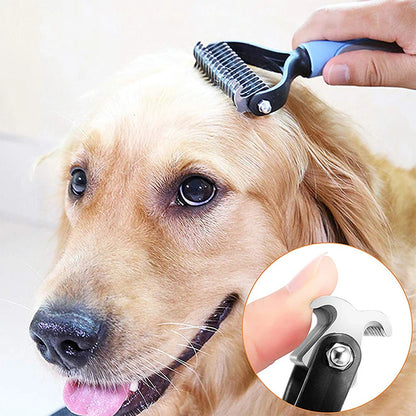 Professional Pet Deshedding Brush For Hair Knots