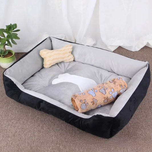 Soft Square Dogs Bed