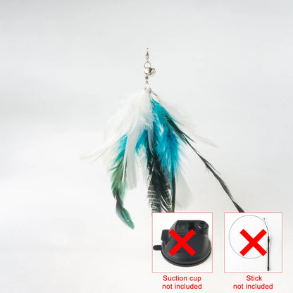 Handfree Bird/Feather Cat Wand with Bell