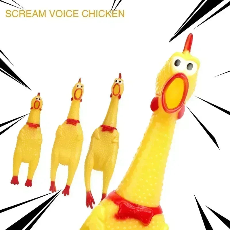 Screaming Chicken Squeeze Toy