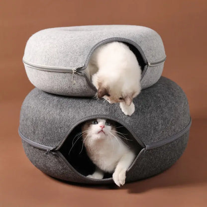 Donut Tunnel Indoor Bed/Toy For Pets