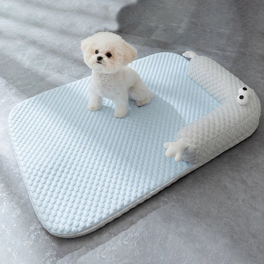 Breathable Cooling Sleeping Mat for Small Medium Dogs, Cats