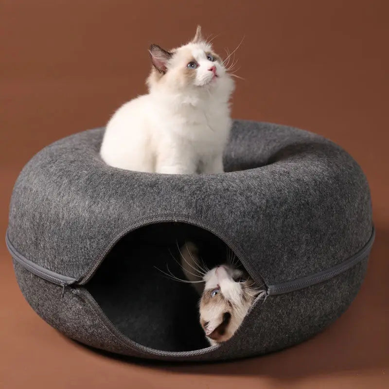 Donut Tunnel Indoor Bed/Toy For Pets