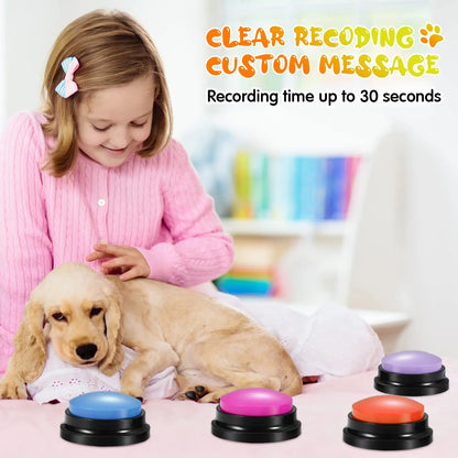 Buttons for Communication ( Voice Recording Button For Training And 30 Seconds Customize Record Playback Button )