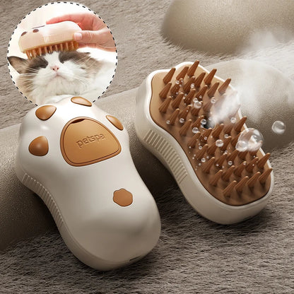 3 in 1 Pet Steam Brush Comb