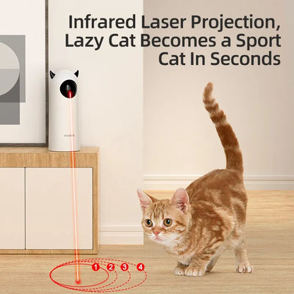 ROJECO Automatic Cat Toy For Teasing Pet With LED Laser